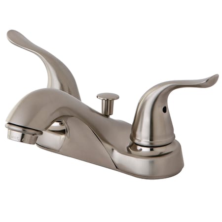 Kingston Brass 4" Centerset Bathroom Faucet, Brushed Nickel KB5628YL